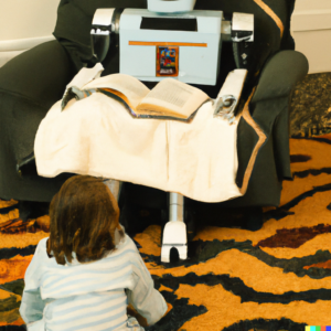 Robot Reading a Child a Story